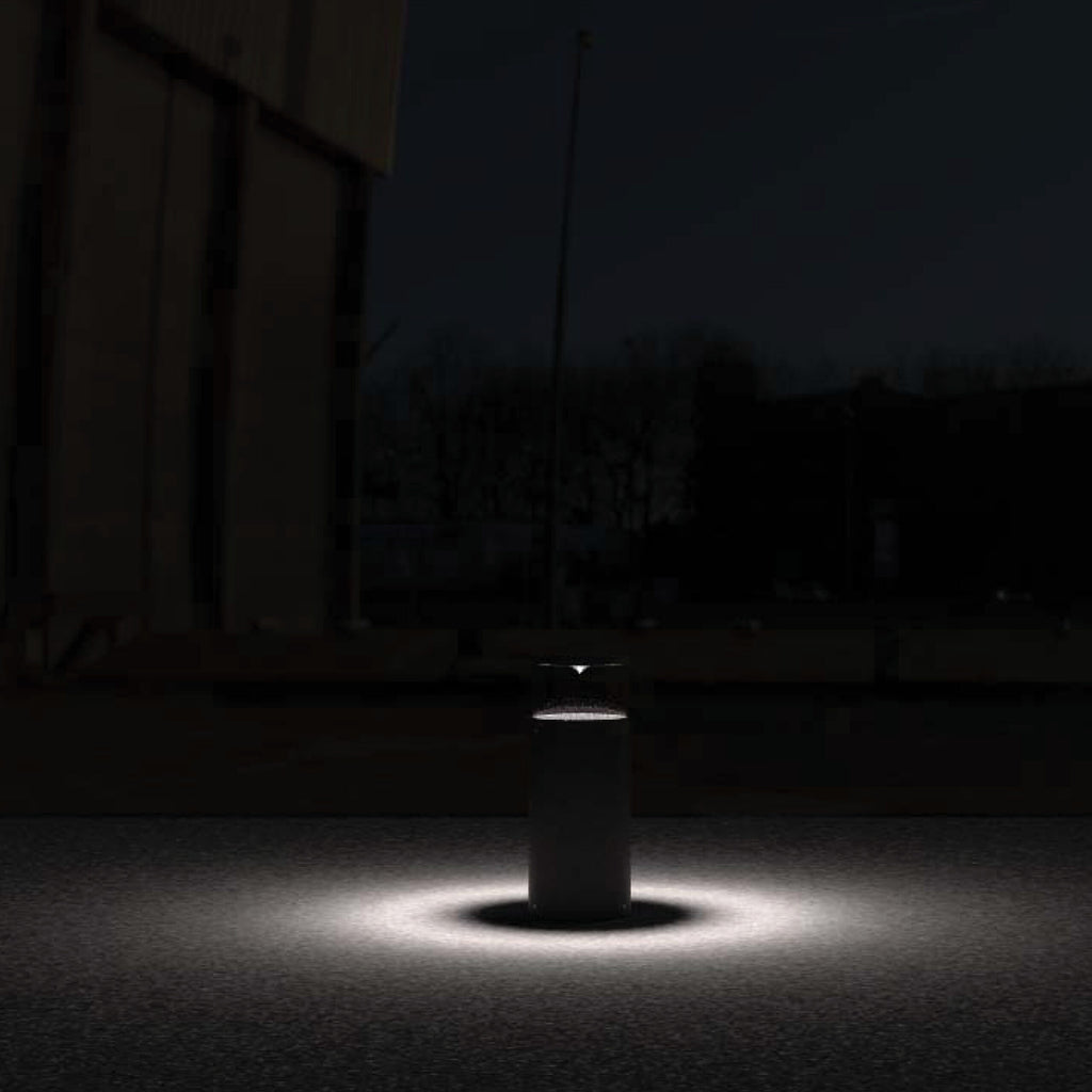BLL31780 15.6W 230V 870mm Bollard Black
