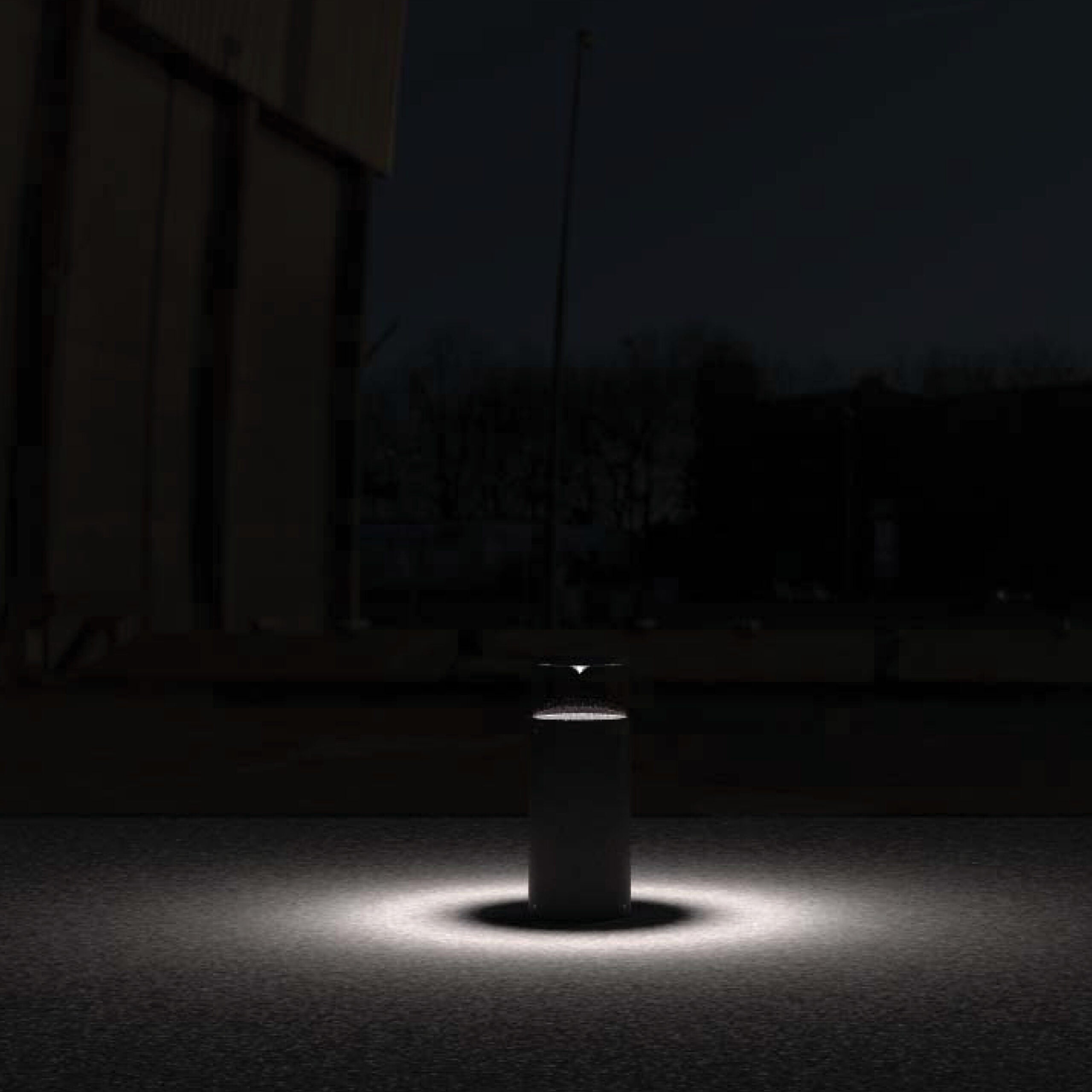 BLL31750 15.6W 230V 570mm Bollard Black