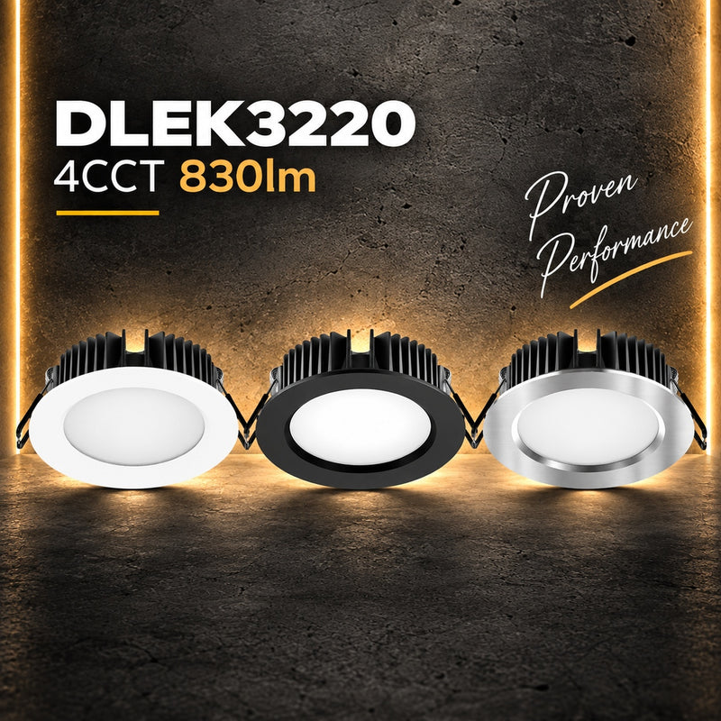 DLEK3220 4CCT 870lm downlight