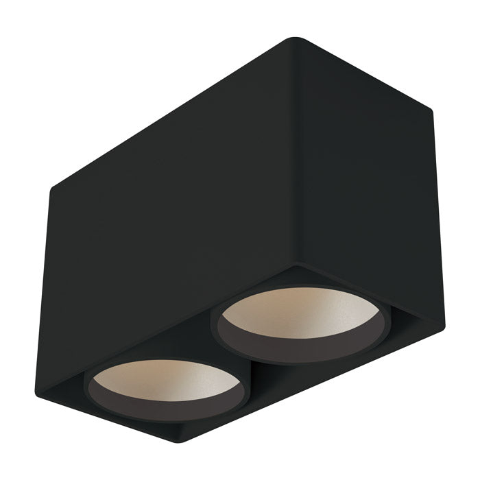 DSK603 2x9W 3000K Dimmable IP20 Twin Square Surface Light