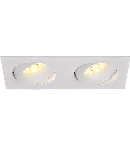 Hugo Lighting Square Tilt Twin Dimmable Adjustable Downlight - Led Ceiling Downlights Nz